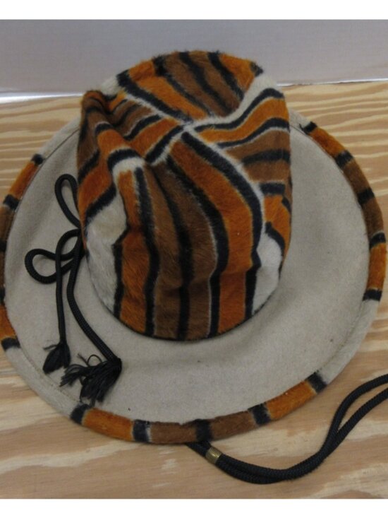 VGT Yves Saint Laurent Hat 6 YSL Faux Fur 60s 70s Festival Austrian main image 10